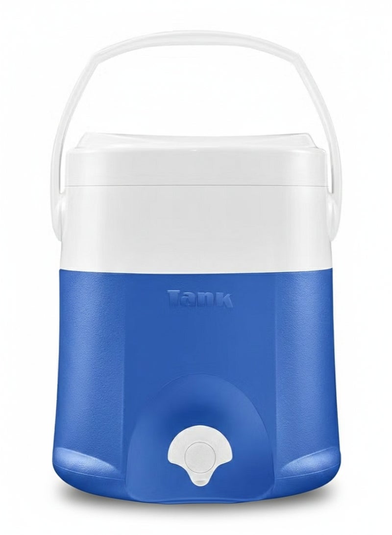 تانك كولمان أيس تانك لحفظ المياه والثلج، 12 لتر، مزود بميكروفلتر - أزرق/أبيض - Image 1